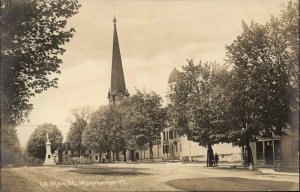 Manchester VT Main St. c1910 Real Photo Postcard