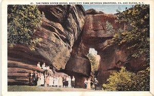 Three Sister Rocks Olean, New York  