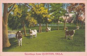 Oklahoma Greetings From Quinton