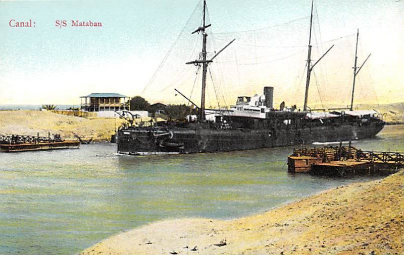 SS Mataban Canal Unused 