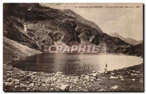 Postcard Old Surroundings of Luchon Green Lake (1960m)