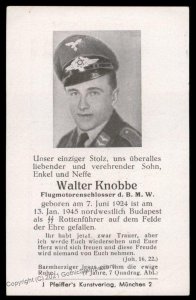 3rd Reich Germany Fallen Waffen SS/Polizei Burial Death Mourning Memoria G100084