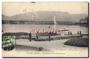 Old Postcard Geneve View Park Jack Mon Repos