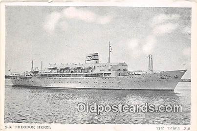 SS Theodor Herzl Zim Israel Navigation Co LTD Ship Unused 