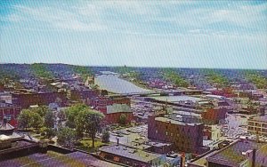 New York Rochester In This Panoramic View From The Top Of The Plaza Restauran...