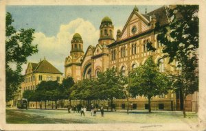 serbia, NOVI SAD, Synagogue (1920s) Judaica Postcard