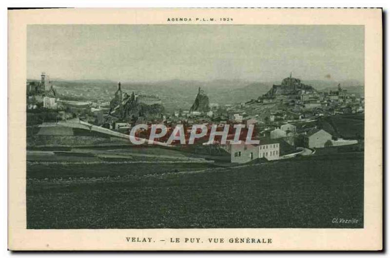 Old Postcard Le Puy en Velay Vue Generale