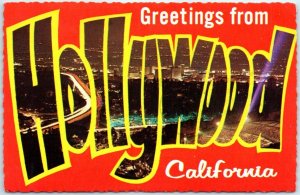 M-24619 Greetings from Hollywood California