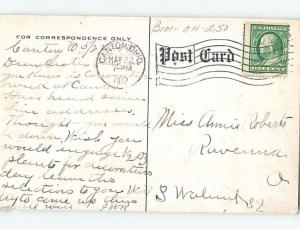 Divided-Back CHURCH SCENE Canton Ohio OH A9985