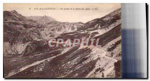 Old Postcard Pass Cayolle The laces of the Alpine Road