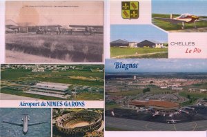 AIRPORTS France 84 Postcards pre-1980 (L3824)