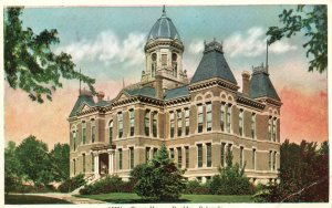 Vintage Postcard City Hall Government Office Building Landmark Colorado Springs