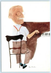 HARRY TRUMAN Caricature Hot Piano BEN SHAHN - Independence MO  4x6 Postcard