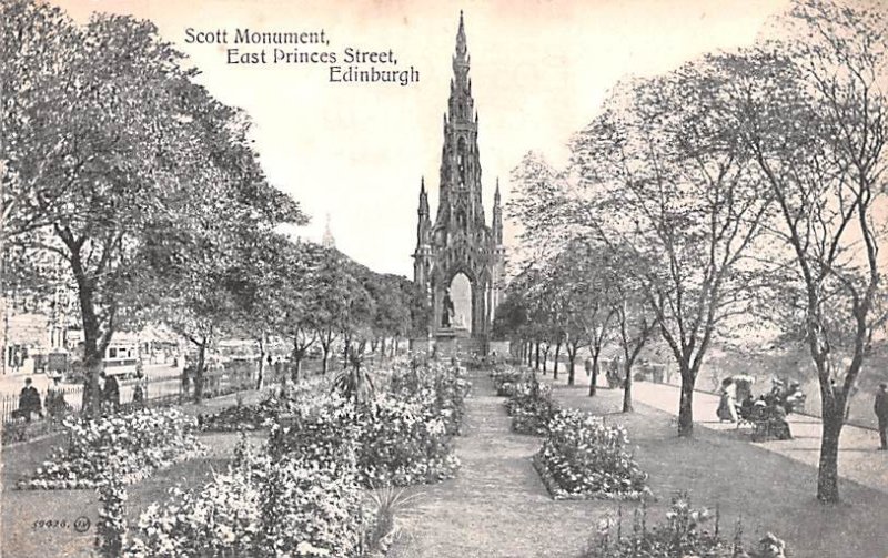 Scott Monument, East Princes Street Edinburgh Scotland, UK Unused 