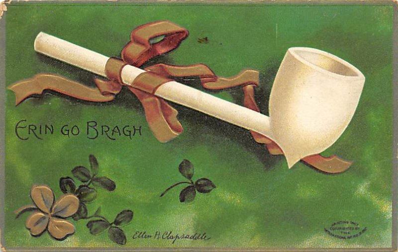 Artist Ellen Clapsaddle Saint Patrick's Day Unused corner wear