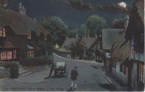 (at78) Wight Shanklin Old Village Levy Night Scene PC