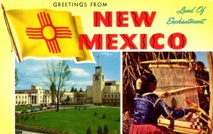 Greetings from New Mexico - the Land of Enchantment - in 1959