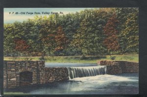 America Postcard - Old Forge Dam, Valley Forge, Pennsylvania T9205