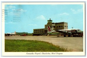 1985 Administration Building Kanawha Airport Charleston West Virginia Postcard