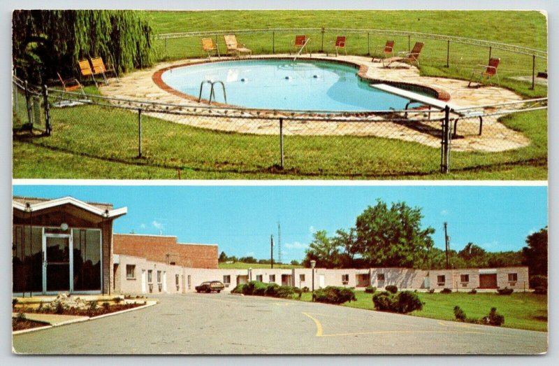 Goodlettsville TN~Mason's Motel & Restaurant~Kidney Pool~1960s Station Wagon 