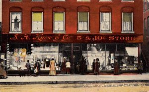 Jackson  Michigan S.H. Knox & Co. 5 & 10 Cent Store Vintage PC U4962