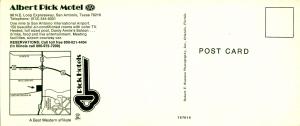 TX - San Antonio. Albert Pick Motel (3.5 X 8.25). 