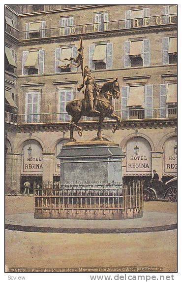 Paris, France , PU-1907 ; Place des Pyramides