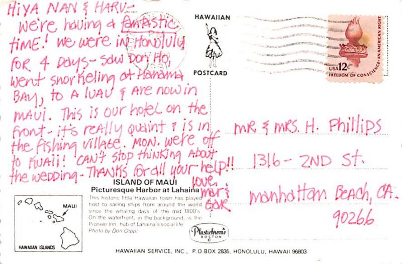 Lahaina Harbor - Maui, Hawaii