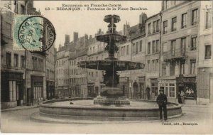 CPA BESANCON - Fontaine de la Place Bacchus (131241)