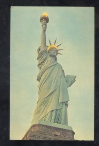 NEW YORK CITY THE STATUE OF LIBERTY POSTCARD NY