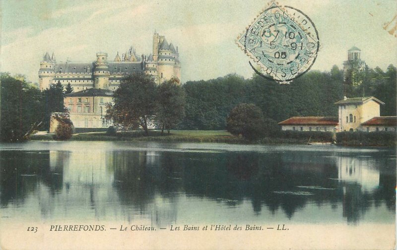 Postcard France Pierrefonds chateau