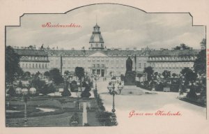 Gruss Aus Karlsruhe German Mint Old Postcard