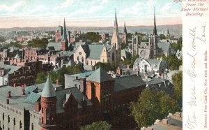 Vintage Postcard View State Mutual Building Landmark Worcester Massachusetts MA