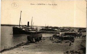 CPA AK KENITRA Vue du Port MAROC (720314)