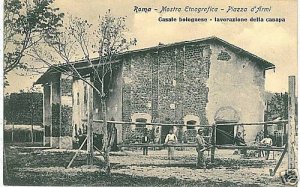 01745 Vintage postcard: ROME City - EXHIBITION: BOLOGNA-