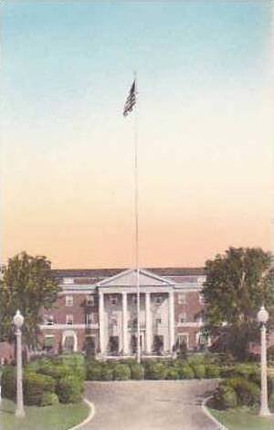 Ohio Tiffin Close Up View of The Flag Campus National Home Daughters of Ameri...