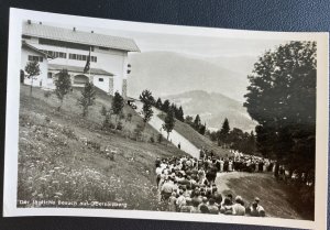 Mint Germany Real Picture Postcard RPPC Obersalzberg Leader House & Visits