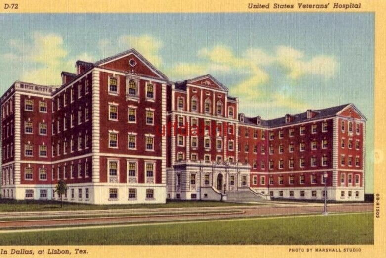 UNITED STATES VETERANS' HOSPITAL IN DALLAS at LISBON, TX 