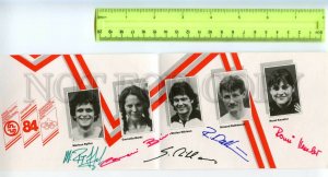 492025 USA 1984 Olympics autographs Ryffel Burki Niklaus Dalhauser Kessler