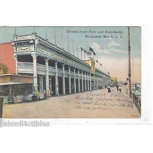 Steeplechase Park and Boardwalk-Rockaway Beach,Long Island,New York 1913