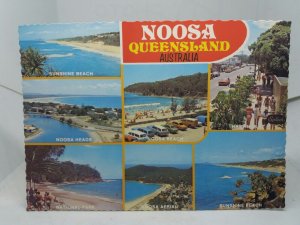 Noosa Holiday Resort Queensland Australia Vintage Multiview Postcard 1980s