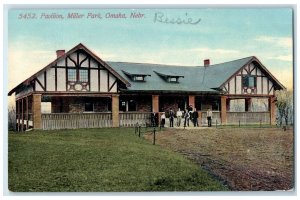 1912 Pavilion Miller Park Exterior Omaha Nebraska NE Posted Vintage Postcard