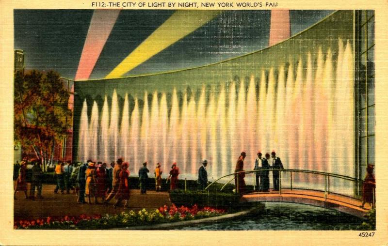 NY - World's Fair, 1939. City of Light by Night