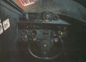 Thrust 2 Racing Car Cockpit As Seen By Richard Noble Postcard