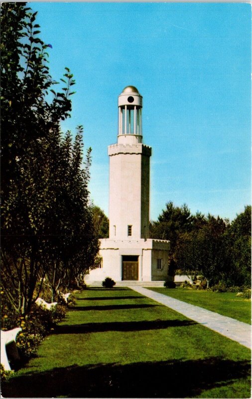 Carillon Tower Stanley Park Westfield Massachusetts Ma Mass Organ Mike Postcard 