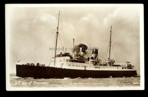 f1729 - British Railways Ferry - Isle of Guernsey - postcard 5.5 x3.5