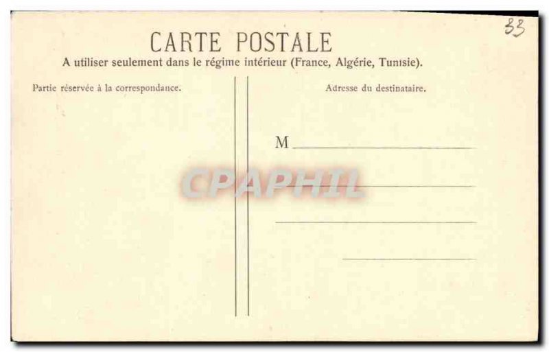 Postcard Ancient Monument Bordeaux Gambetta