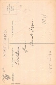 US Patriotic Ellen Clapsaddle Art Lest we forget Sailor embossed postcard B986