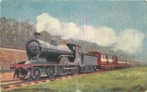 C-1910 Tuck Ireland Dublin American Mail Railway #9226Postcard