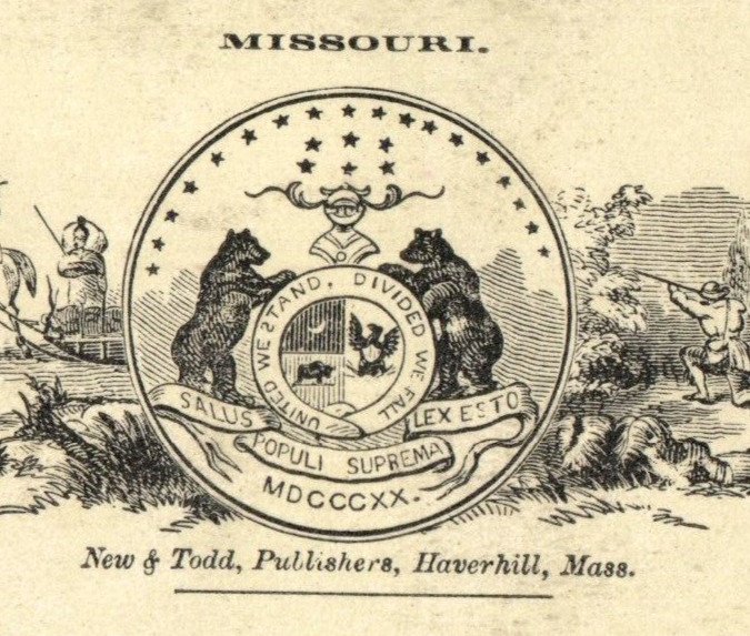 1880s New & Todd Missouri State Seal P112